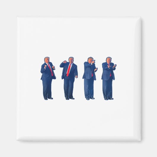 De Trumpty-dans Trump-dans 4 juli _1  Magneet (Voorkant)