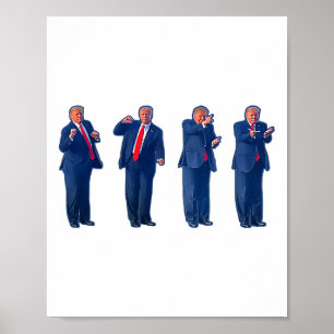 De Trumpty Dans Trump Dansen 4 juli _1 Poster