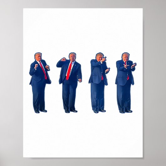 De Trumpty Dans Trump Dansen 4 juli _1 Poster (Voorkant)