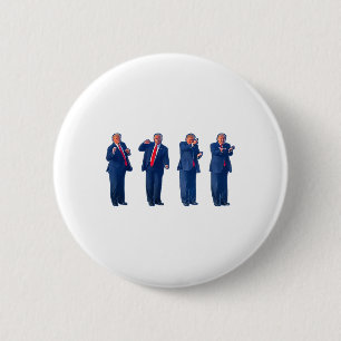 De Trumpty Dans Trump Dansen 4 juli _1 Ronde Button 5,7 Cm
