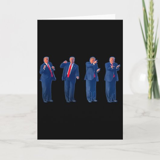 De Trumpty Dans Trump Dansen 4 Juli Kaart (Voorkant)