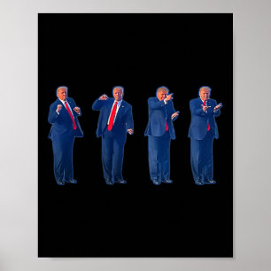 De Trumpty Dans Trump Dansen 4 Juli Poster