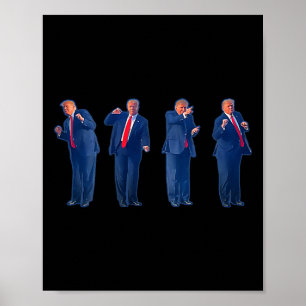 De Trumpty Dans Trump Dansen 4 Juli  Poster