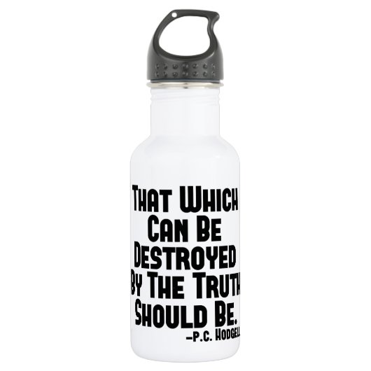 De Truth Hurts Waterfles (Voorkant)