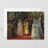 De tsaar die een bruid kiest, c.1886 briefkaart (Voorkant / Achterkant)