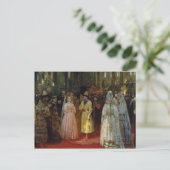 De tsaar die een bruid kiest, c.1886 briefkaart (Staand voorkant)