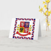 De Tsjechische President vlag Kaart (Gele Bloem)