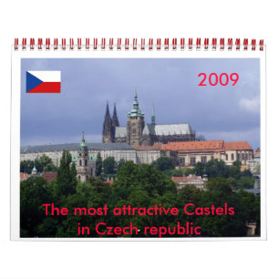 De Tsjechische republiek -republiek-castels van de Kalender