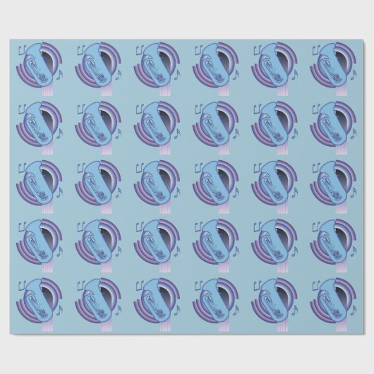 De Tuba van Deco Cadeaupapier (Vlak)