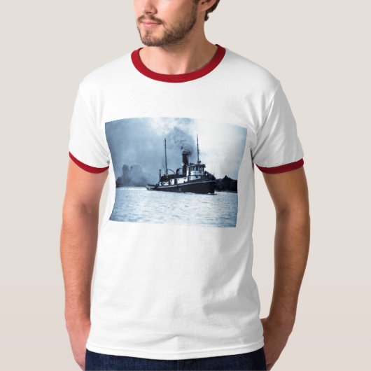 De Tug Jesse James Great Lakes Tug Boat T-shirt (Voorkant)
