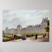 De Tuileries tijdens het herstel Poster (Voorkant)