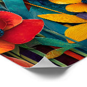 De tuin achter het kruis poster (Hoek)