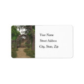 De tuin - Adresetiketten Etiket (Voorkant)