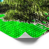 De tuin binnen: Afrocentrisch silhouet Poster (Hoek)