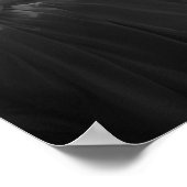 De tuin boudoir B&W foto Poster (Hoek)