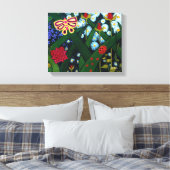 De Tuin Canvas Afdruk (Insitu (Slaapkamer))