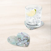 De Tuin (de tuin) Mooie Paarse Bloemen  Kartonnen Onderzetters (Insitu)