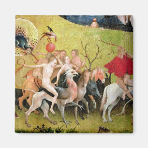 De tuin der aardse gewichten: Allegory van Magneet