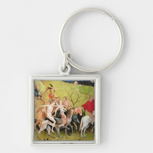 De tuin der aardse gewichten: Allegory van Sleutelhanger (Voorkant)