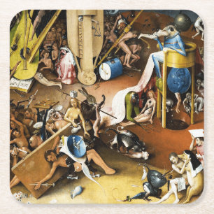 De Tuin der Lusten van Jheronimus Bosch Kartonnen Onderzetters