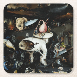 De Tuin der Lusten van Jheronimus Bosch Kartonnen Onderzetters