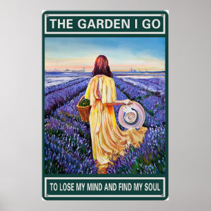 De tuin die ik ga poster