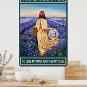 De tuin die ik ga poster (Keuken)