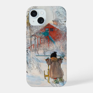 De tuin en de washuis van Carl Larsson iPhone 15 Case