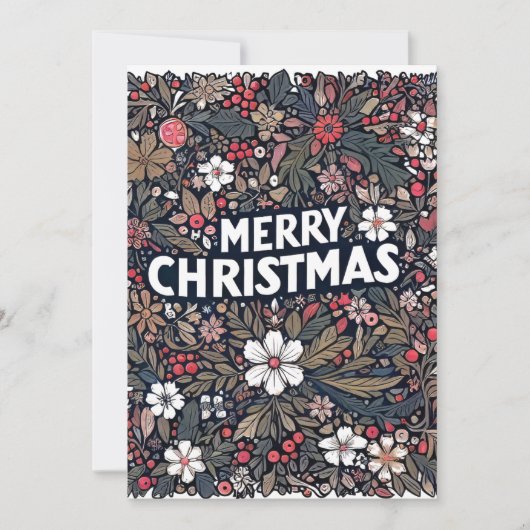 de tuin feestdagenkaart (Voorkant)