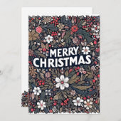 de tuin feestdagenkaart (Voorkant / Achterkant)