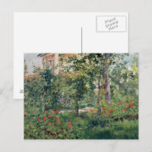 De tuin in Bellevue, 1880 Briefkaart (Voorkant / Achterkant)