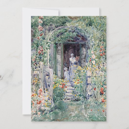 De tuin in zijn glorie | Childe Hassam (Voorkant)