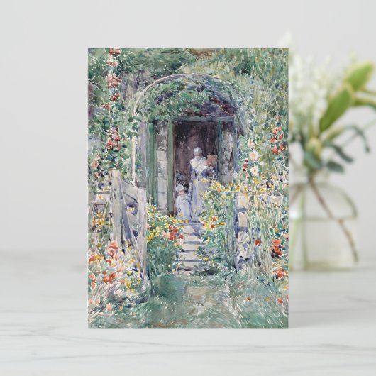 De tuin in zijn glorie | Childe Hassam (Staand voorkant)