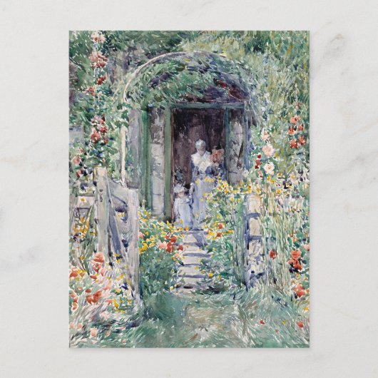 De tuin in zijn glorie | Childe Hassam Briefkaart (Voorkant)