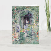 De tuin in zijn glorie | Childe Hassam Kaart (Voorkant)