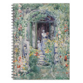 De tuin in zijn glorie | Childe Hassam Notitieboek (Voorkant)