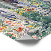 De tuin in zijn glorie | Childe Hassam Poster (Hoek)