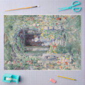 De tuin in zijn glorie door Childe Hassam Tissuepapier (Craft)