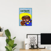 De tuin kweken binnen poster (Thuiskantoor)