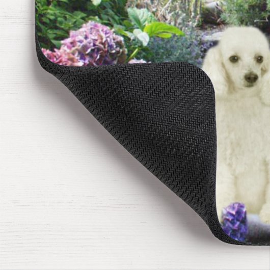 De Tuin Mousepad van de poedel Muismat (Hoek)