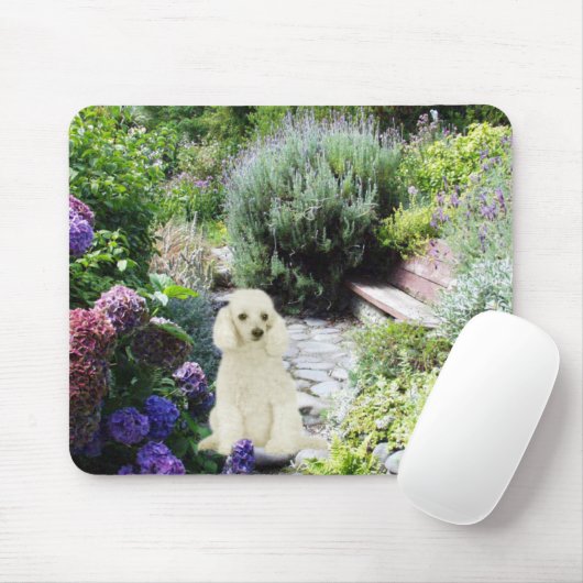 De Tuin Mousepad van de poedel Muismat (Met muis)