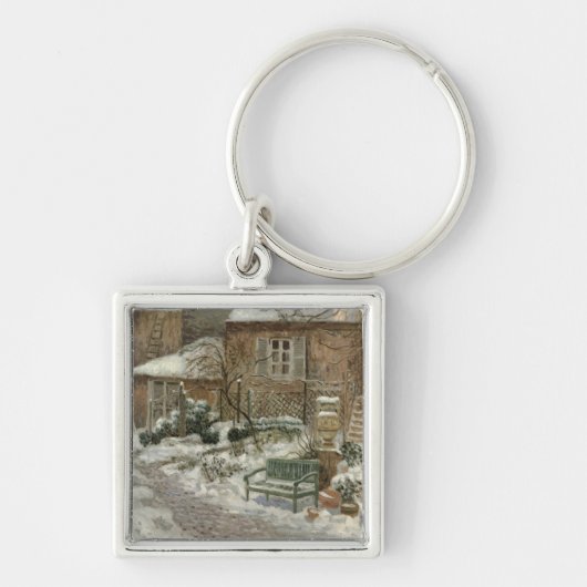 De tuin onder sneeuw, 1909 sleutelhanger (Voorkant)