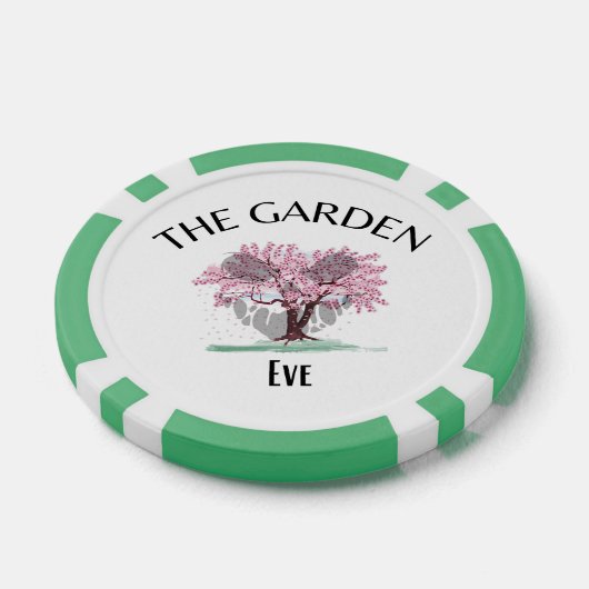De tuin poker chips (Enkel)