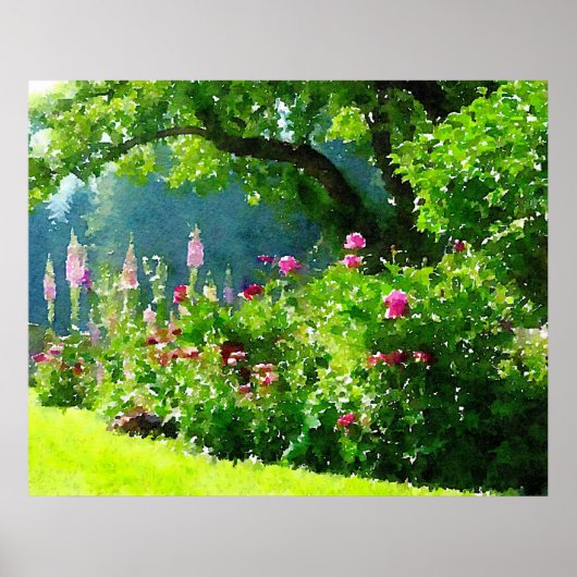 De tuin poster (Voorkant)