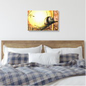 De Tuin Snail Wrapped Canvas (Insitu (Slaapkamer))