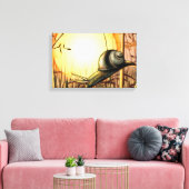 De Tuin Snail Wrapped Canvas Afdruk (Insitu (Woonkamer))