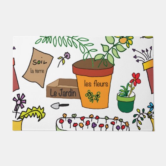 De Tuin (The Garden) Deurmat (Voorkant)