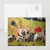 De tuin van Aardse Verrukkingen: Allegorie van Briefkaart (Voorkant / Achterkant)