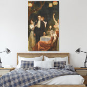 De tuin van Armida (door John Collier) Canvas Afdruk (Insitu (Slaapkamer))