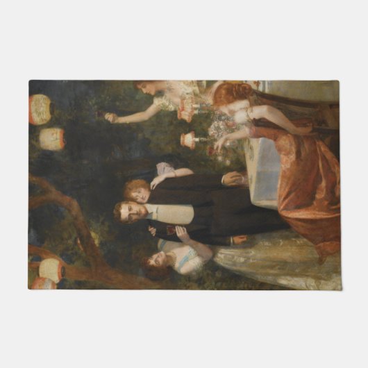 De tuin van Armida (door John Collier) Deurmat (Voorkant)